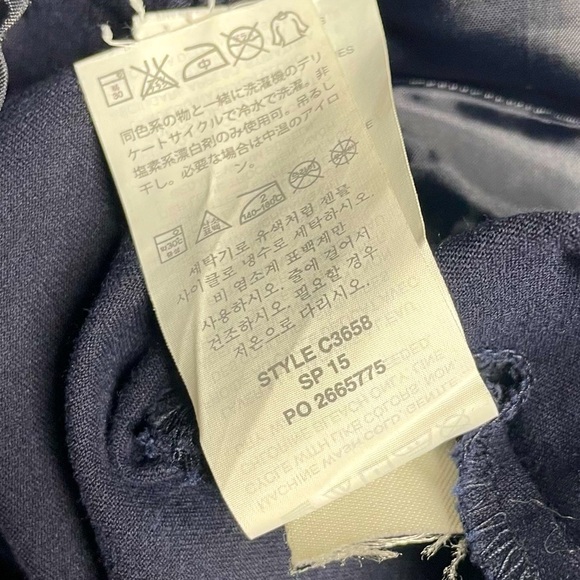 J. Crew Women’s Navy 4 Campbell Mid Rise Ankle Trouser with Two Way Stretch EUC - Picture 12 of 14